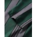 Men Striped Half Zipper Split Long Soft Long Sleeve Breathable Hooded Robes