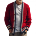 Men's Retro Casual Striped Knit Button Cardigan MTA0527I5TO