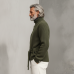 Men's Classic Casual Stand-up Collar Zip-up Knit Cardigan (belt Included) MTA0492K7K